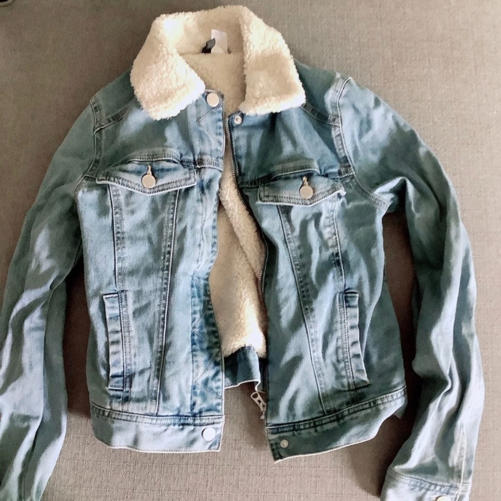 Sherpa Lined Jean Jacket